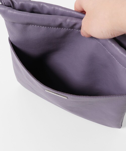 SENSE OF PLACE by URBAN RESEARCH（センスオブプレイスバイアーバンリサーチ）の「FLハンドルキンチャクショルダー（ショルダーバッグ・メンズ・BLACK/L.GRAY/PURPLE・one）」の14枚目の写真