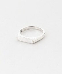 XOLO　SIGNET RING WITH HAIR LINE