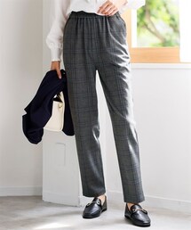 nissen | よく伸びる肌当たりやわらかテーパードパンツ（ゆったりヒップ）(パンツ)