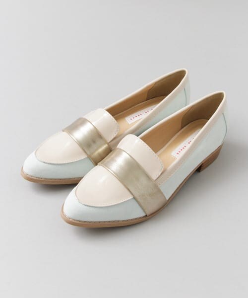 SENSE OF PLACE by URBAN RESEARCH（センスオブプレイスバイアーバンリサーチ）の「マテリアルミックスベルトローファー（ドレスシューズ・レディース・LAVENDER/OFF WHITE/BLACK・36/37/38）」の11枚目の写真