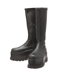 MURUA | ストレッチ厚底ハーフブーツ(ブーツ)