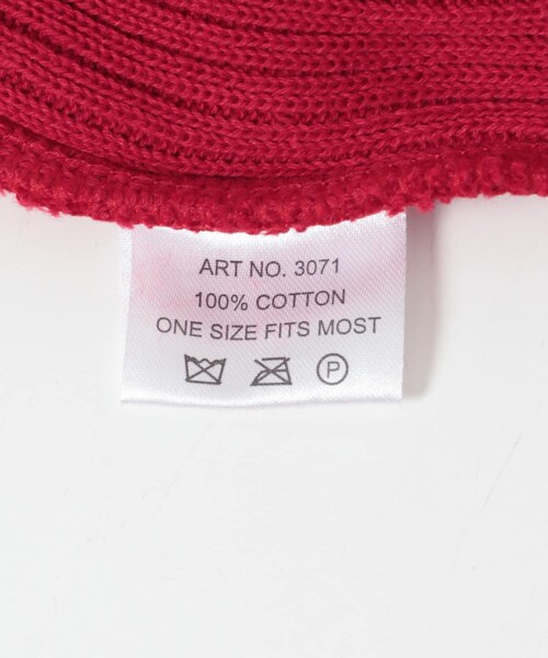 THE GOODLAND MARKET（ザグッドランドマーケット）の「That’s　The Beanie（ニットキャップ/ビーニー・メンズ・CHARCOAL/RED・Free）」の10枚目の写真