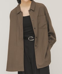 KBF | オーバーサイズミニマルシャツ(シャツ/ブラウス)