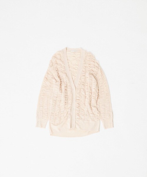 LAATO（ラート）の「fukure cardigan（カーディガン/ボレロ・レディース・クリーム/インク・FREE）」の3枚目の写真
