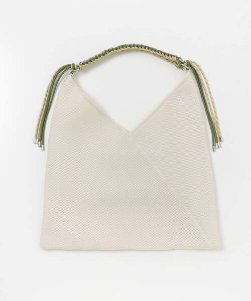 URBAN RESEARCH Sonny Label（アーバンリサーチサニーレーベル）の「LE VERNIS　パラコードハンドルメッシュバッグ（ハンドバッグ・レディース・ブラック/ベージュ・one）」の8枚目の写真