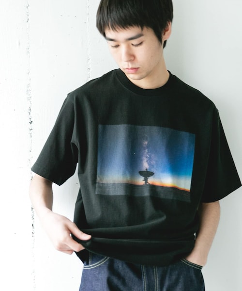 URBAN RESEARCH DOORS(アーバンリサーチドアーズ)の「NATURE PHOTO SHORT-SLEEVE T-SHIRTS(Tシャツ/カットソー・メンズ・WHITE/BLACK・M/L)」の2枚目の写真