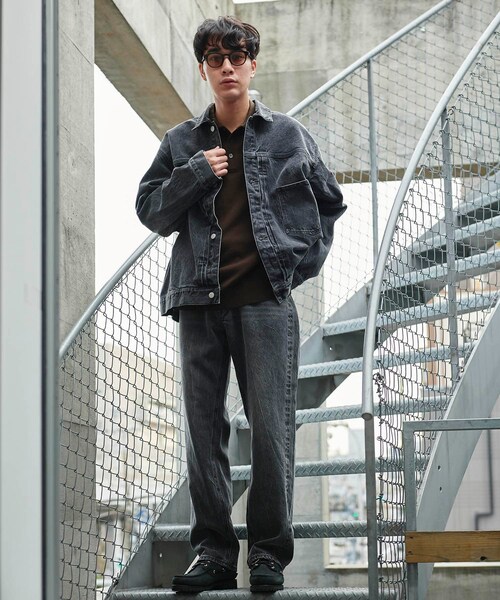 URBAN RESEARCH DOORS（アーバンリサーチドアーズ）の「USED 13.3oz デニムジャケット（デニムジャケット・メンズ・INDIGOUSED/BLACK USED・M/L）」の8枚目の写真