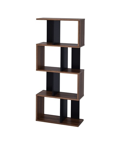 nissen（ニッセン）の「S字ディスプレイラック（家具・メンズ・ウォールナット/オーク/オークX白/オークX黒/ウォールナットX黒/黒X白/白X黒・1=3段/2=4段）」の6枚目の写真