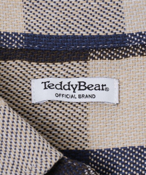 ITEMS URBANRESEARCH（アイテムズ アーバンリサーチ）の「TeddyBearワンポイントチェックネルシャツ（シャツ/ブラウス・メンズ・BEG/RED・M/L）」の13枚目の写真