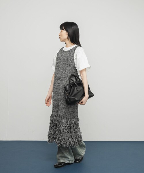 KBF（ケイビーエフ）の「ガマグチボストンBAG（ボストンバッグ・レディース・D.BROWN/BLACK・one）」の8枚目の写真