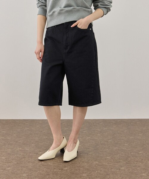 ADAM ET ROPE'(アダムエロペ)の「【NEEDBY for ADAM ET ROPE'】別注 RILLEY(デニムパンツ・レディース・ブラック/オフホワイト・1/2)」の15枚目の写真