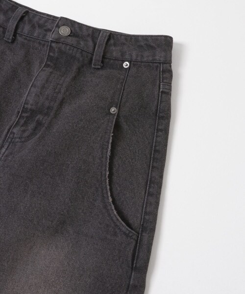 SENSE OF PLACE by URBAN RESEARCH（センスオブプレイスバイアーバンリサーチ）の「セミフレアデニムスカート（デニムスカート・レディース・BLACK/D.INDIGO・S/M）」の10枚目の写真