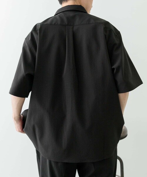 ITEMS URBANRESEARCH(アイテムズ アーバンリサーチ)の「ヨウリュウレギュラーカラー半袖シャツ(シャツ/ブラウス・メンズ・NVY/BRN/BLK・M/L)」の15枚目の写真