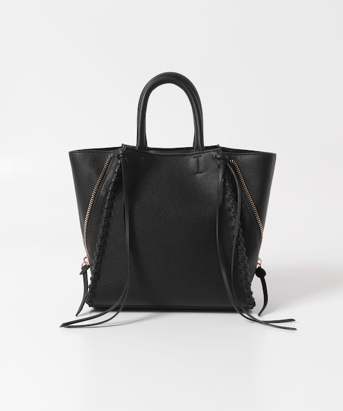 URBAN RESEARCH ROSSO（アーバンリサーチロッソ）の「サイドジップミニトート（ショルダーバッグ・レディース・BLACK/GREIGE/WHITE・-）」の9枚目の写真