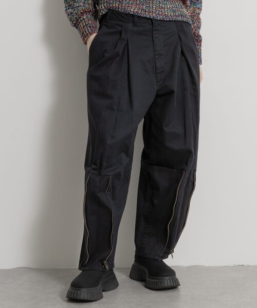 THE GOODLAND MARKET（ザグッドランドマーケット）の「77circa　make zip hem khaki trousers（その他パンツ・レディース・khaki1/khaki2/khaki3/navy1/navy2/navy3・30）」の7枚目の写真