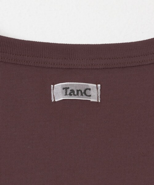 URBAN RESEARCH（アーバンリサーチ）の「TanC TOKYO　CONTRAST TRIM SKINTOP SHORT（タンクトップ・レディース・IVORY/BROWN/NAVY・Free）」の16枚目の写真
