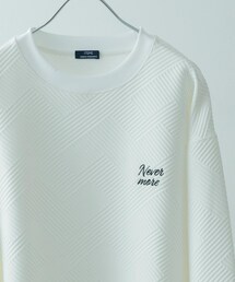 ITEMS URBANRESEARCH | 『XLサイズあり』刺繍ジャカードロングスリーブカットソー(スウェット)