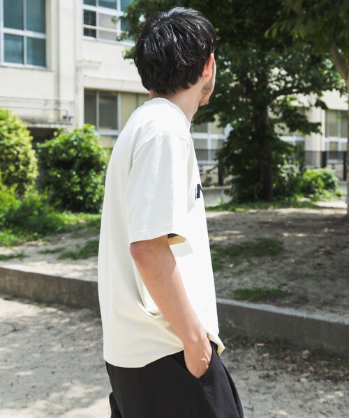 EKAL（エカル）の「『UR TECH ひやサラクール』 GAWPING T-SHIRTS（Tシャツ/カットソー・メンズ・オフホワイト/ブラック・M/L）」の6枚目の写真