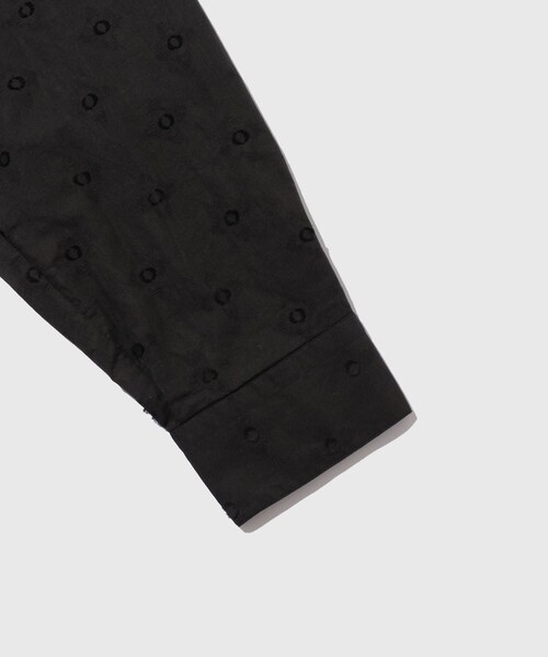 ADAM ET ROPE'(アダムエロペ)の「【HEUGN/ユーゲン】Alf SILK JQD DOT(シャツ/ブラウス・メンズ・ブラック・1/2/3/4)」の9枚目の写真