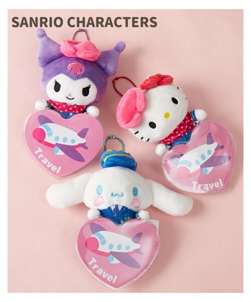 nissen（ニッセン）の「サンリオキャラクターズ　ぬいぐるみネームタグ（ファッション雑貨・メンズ・ピンク (ハローキティ)/ブルー(シナモロール)/パープル(クロミ)・Y）」の3枚目の写真