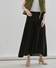 SALON adam et rope' | 【洗える】イレヘムギャザースカート(スカート)