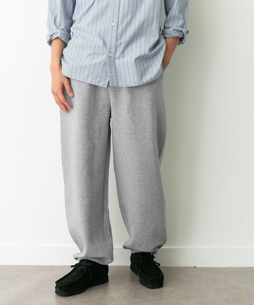 URBAN RESEARCH Sonny Label（アーバンリサーチサニーレーベル）の「リラックスワイドスウェットパンツ（スウェットパンツ・メンズ・ブラック/杢グレー・M/L）」の4枚目の写真
