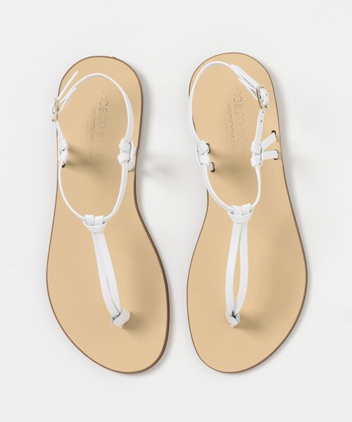かぐれ（カグレ）の「CORSO ROMA, 9　STRAP SANDAL（サンダル・レディース・WHITE/BLACK・36/37/38）」の7枚目の写真