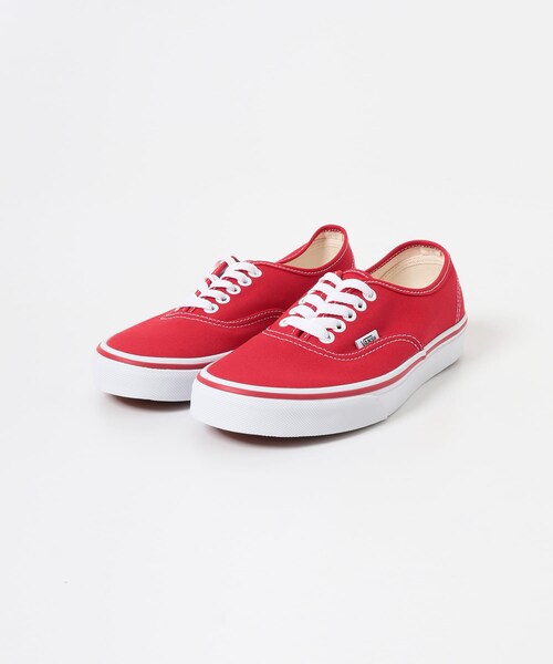 URBAN RESEARCH DOORS（アーバンリサーチドアーズ）の「VANS　Ua Authentic（スニーカー・レディース・Black/Red・5.5/6/6.5）」の3枚目の写真