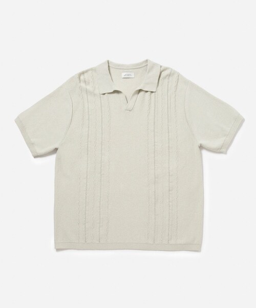 Saturdays NYC(サタデーズ ニューヨークシティ )の「Alex Skipper Polo SS Sweater(その他トップス・メンズ・ブラック/グレー/ラベンダー・L/M/S/XL/XS)」の7枚目の写真