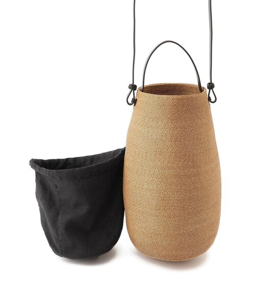 ADAM ET ROPE'（アダムエロペ）の「【KAMARO'AN（カマロアン）】Gourd Bucket Bag（ショルダーバッグ・レディース・ベージュ系・F）」の21枚目の写真