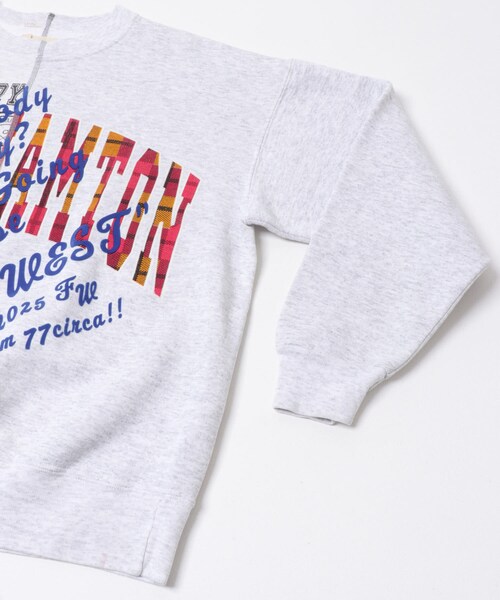 THE GOODLAND MARKET（ザグッドランドマーケット）の「77circa　make original frocky print reversible top（スウェット・レディース・gray1/gray2/gray3/gray4/gray5/gray6/navy1/navy2/navy3/navy4/navy5/navy6・one）」の22枚目の写真