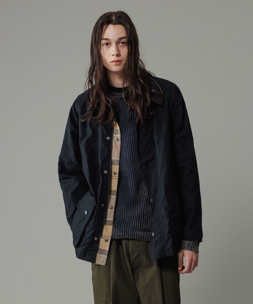 ADAM ET ROPE'（アダムエロペ）の「《別注》【Barbour/バブアー】BEDALE CLASSIC リバーシブルブルゾン / ブルガリア製（ブルゾン・メンズ・ブラック・L/M/S/XL）」の7枚目の写真