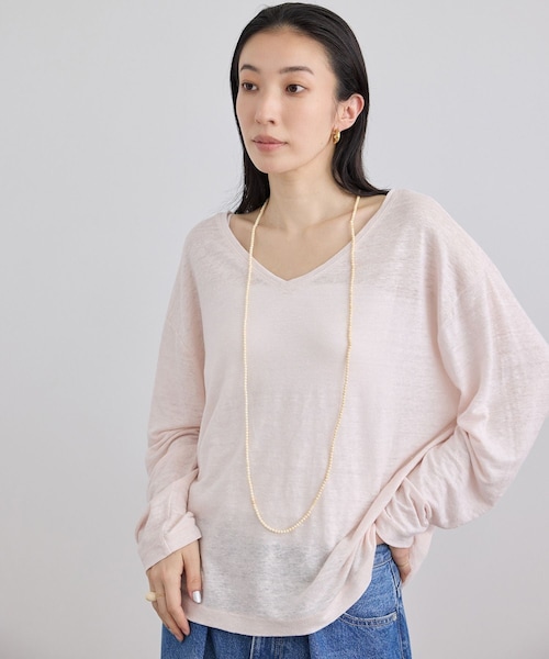 ADAM ET ROPE'(アダムエロペ)の「【J'aDoRe・一部店舗限定】【Sapir Bachar(サピア バハール)】LONG CORAL NECKLACE(ネックレス・レディース・オフホワイト・F)」の5枚目の写真