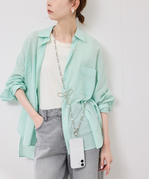 ROPE' PICNIC（ロペピクニック）の「マルチロングストラップ（スマホグッズ・レディース・ホワイト系・F）」の5枚目の写真