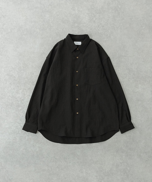 URBAN RESEARCH（アーバンリサーチ）の「new basic　ALBATROSS WOOL SHIRTS（シャツ/ブラウス・メンズ・GRAY/BROWN・M/L/XL）」の2枚目の写真