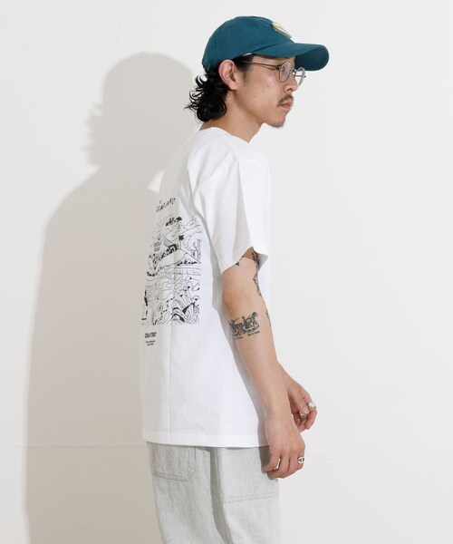THE GOODLAND MARKET(ザグッドランドマーケット)の「ザ グッドランド マーケット THE GOODLAND T-SHIRTS LAND(Tシャツ/カットソー・メンズ・White・S/M/L)」の8枚目の写真