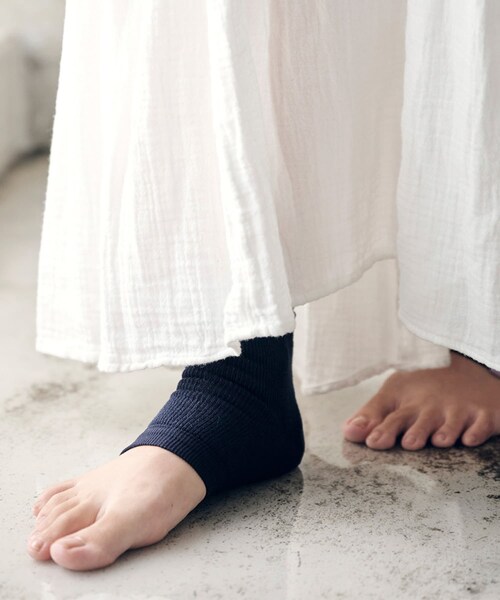 URBAN RESEARCH（アーバンリサーチ）の「eume　かかとソックス（その他アンダーウェア/インナー・レディース・ネイビー・FREE）」の5枚目の写真