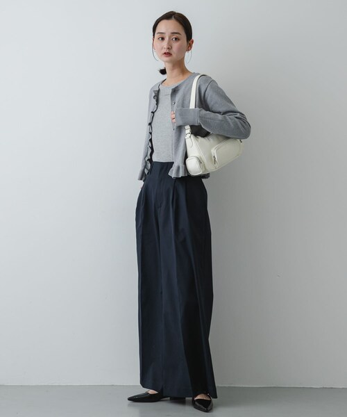 SENSE OF PLACE by URBAN RESEARCH（センスオブプレイスバイアーバンリサーチ）の「3Pポケットバッグ（ショルダーバッグ・レディース・BLACK/IVORY/Y.BEIGE・One）」の7枚目の写真