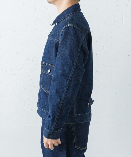 URBAN RESEARCH（アーバンリサーチ）の「Scye　SELVEDGE DENIM JACKET T-1（デニムジャケット・メンズ・インディゴ・36/38/40）」の7枚目の写真