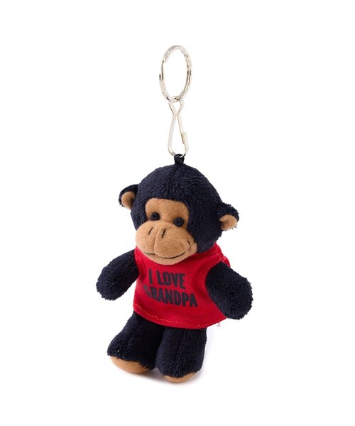 ADAM ET ROPE'(アダムエロペ)の「【GRANDPA】x ムウトアール STUFFED ANIMAL KEY HOLDER(キーホルダー・レディース・ライトグレー/ブラウン系・F)」の4枚目の写真
