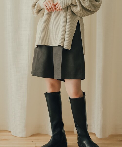 SENSE OF PLACE by URBAN RESEARCH(センスオブプレイスバイアーバンリサーチ)の「センタープレスバミューダパンツ(その他パンツ・レディース・MOCHA/GREIGE/CHARCOAL・S/M)」の19枚目の写真