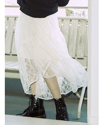 jouetie | レースティアードロングスカート(スカート)