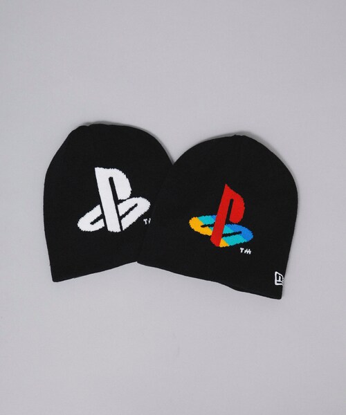 URBAN RESEARCH（アーバンリサーチ）の「New Era　BASIC BEANIE PLAYSTATION（ニットキャップ/ビーニー・メンズ・PSFM BLK・One）」の3枚目の写真