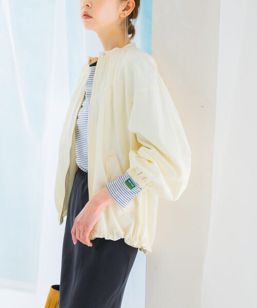 URBAN RESEARCH ROSSO（アーバンリサーチロッソ）の「ギャザーボリュームブルゾン（ブルゾン・レディース・L/KHAKI/OFF WHITE/BLACK・FREE）」の11枚目の写真