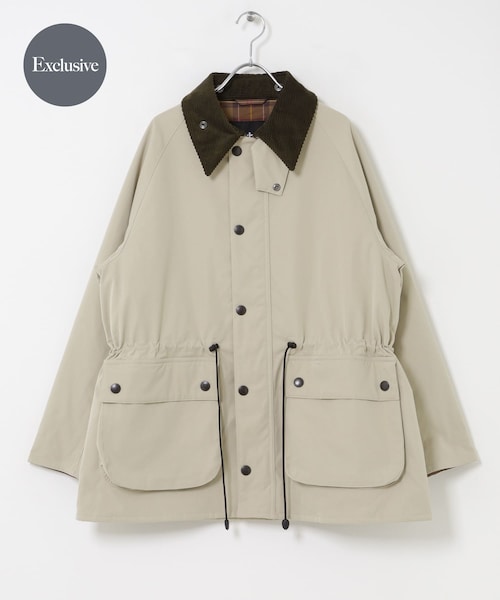 URBAN RESEARCH DOORS(アーバンリサーチドアーズ)の「『別注』Barbour×DOORS OS BEDALE PADDED(テーラードジャケット・レディース・BLACK/BEIGE・38)」の2枚目の写真