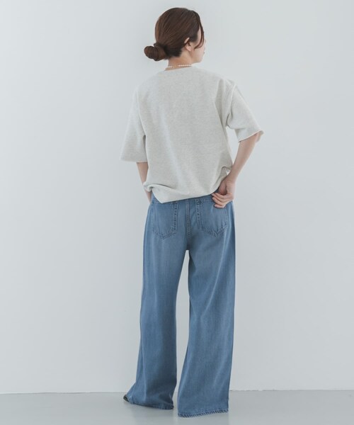 URBAN RESEARCH Sonny Label（アーバンリサーチサニーレーベル）の「リヨセルコットンドロストワイドデニム（デニムパンツ・レディース・インディゴ/ライトインディゴ・34/36/38）」の11枚目の写真
