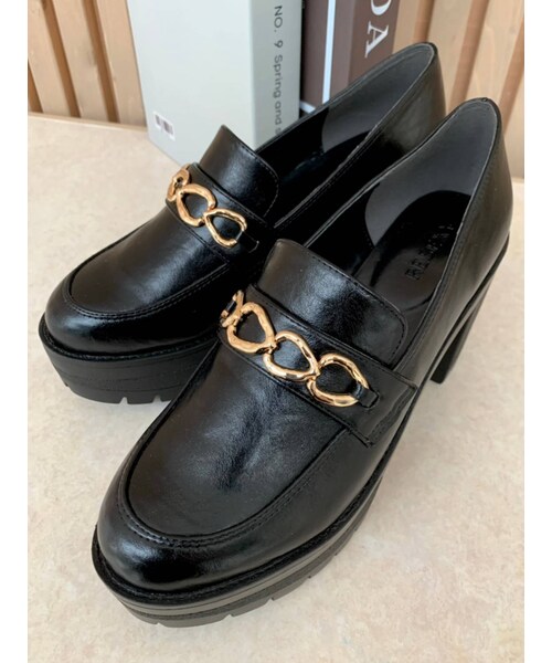 RESEXXY（リゼクシー）の「チェーンデザインローファー（ローファー・レディース・ブラック/ブラウン・S/M/L）」の17枚目の写真