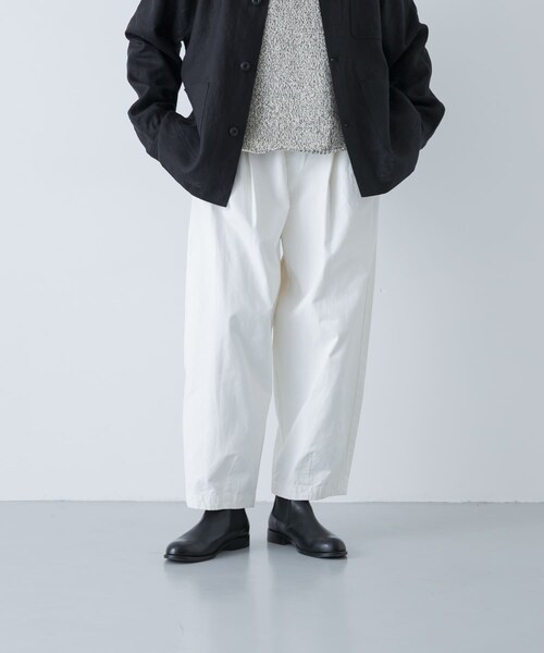 かぐれ（カグレ）の「コットンクロップドパンツ（その他パンツ・レディース・OFF/BEIGE/BLACK・Free）」の7枚目の写真