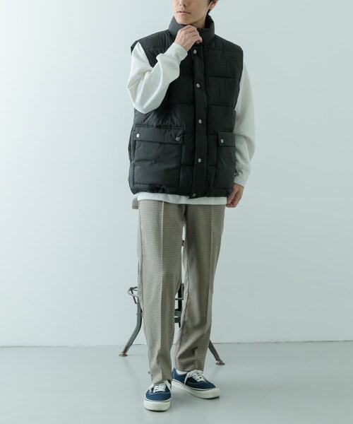 ITEMS URBANRESEARCH(アイテムズ アーバンリサーチ)の「ガンクラブチェック テーパードパンツ(その他パンツ・メンズ・BLK/BEG/BRN・M/L)」の22枚目の写真