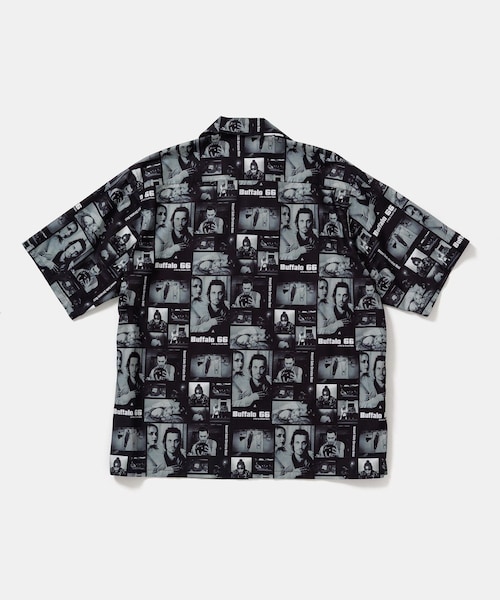 ADAM ET ROPE'(アダムエロペ)の「【Buffalo 66 × 10Culture for ADAM ET ROPE'】Buffalo 66 SHORT SLEEVE SHIRT(シャツ/ブラウス・レディース・ブラック/ホワイト・L/M)」の13枚目の写真